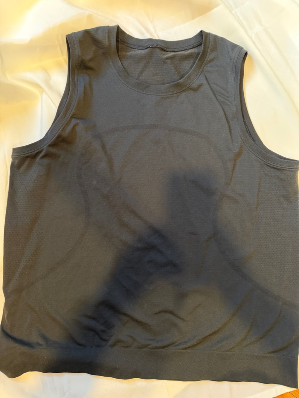 Lululemon.  Black Sleeveless Athletic Tank Top.  In stores, by at bargain here.
